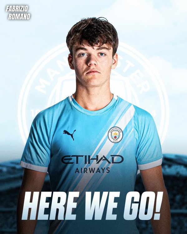 HWG! Romano: Manchester City will sign 18-year-old Norwegian genius Nipan, transfer fee of 15 million euros