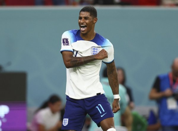 Rashford scored his 18th goal in England s career! Beckham, second only to Kane