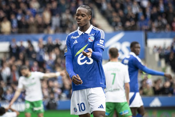 Team newspaper: Emerga passes and shoots to help Strasbourg win away, yelling at the extreme fans who attack him